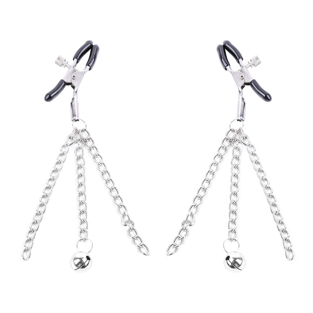 Cavocslin Nipple Clamps with Bell Pendant