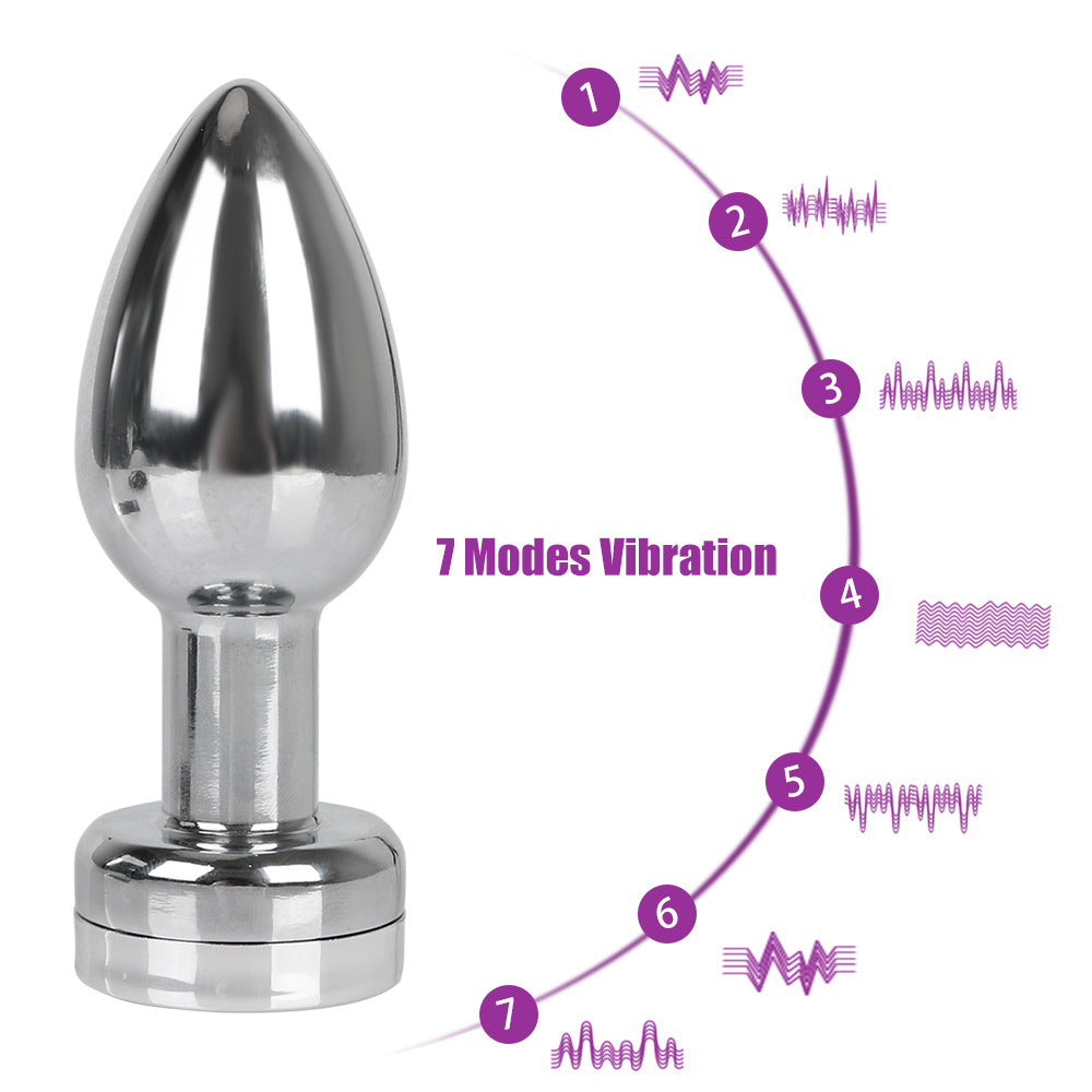 Cavocslin Metal Vibrating Anal Plug