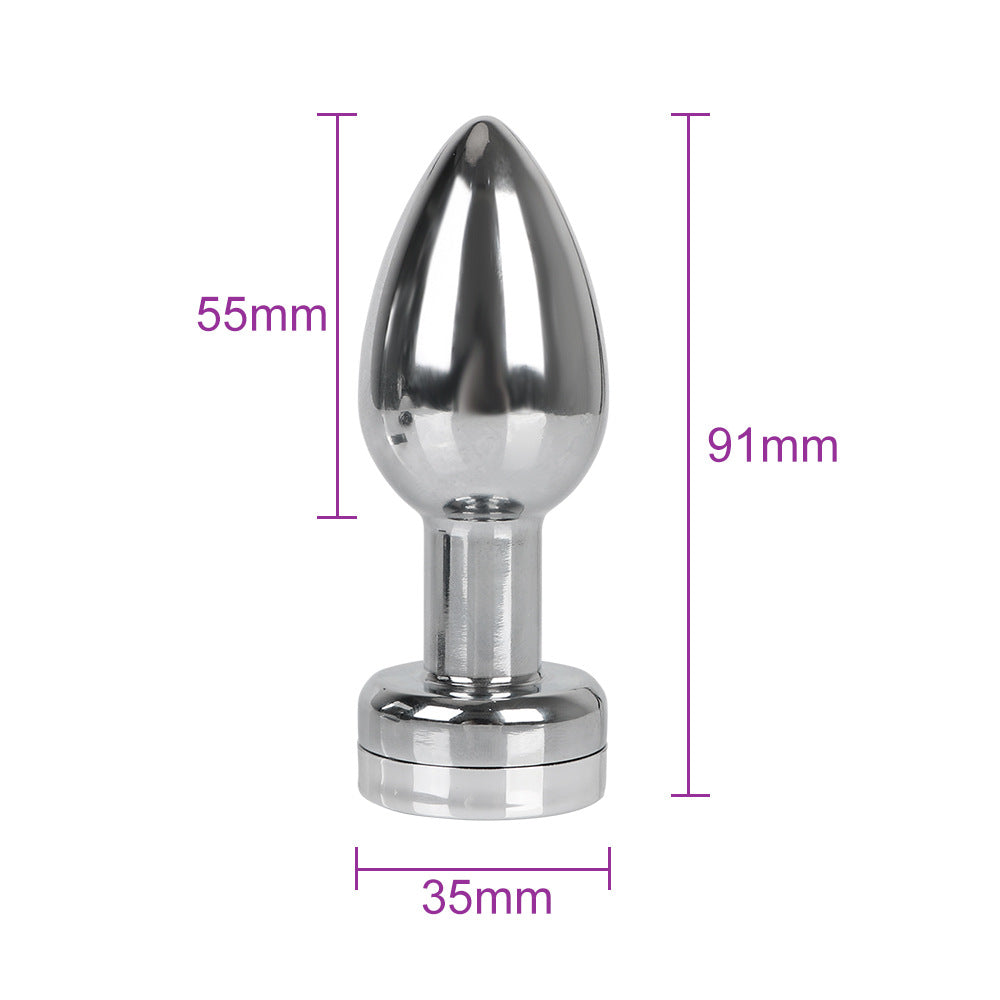 Cavocslin Metal Vibrating Anal Plug