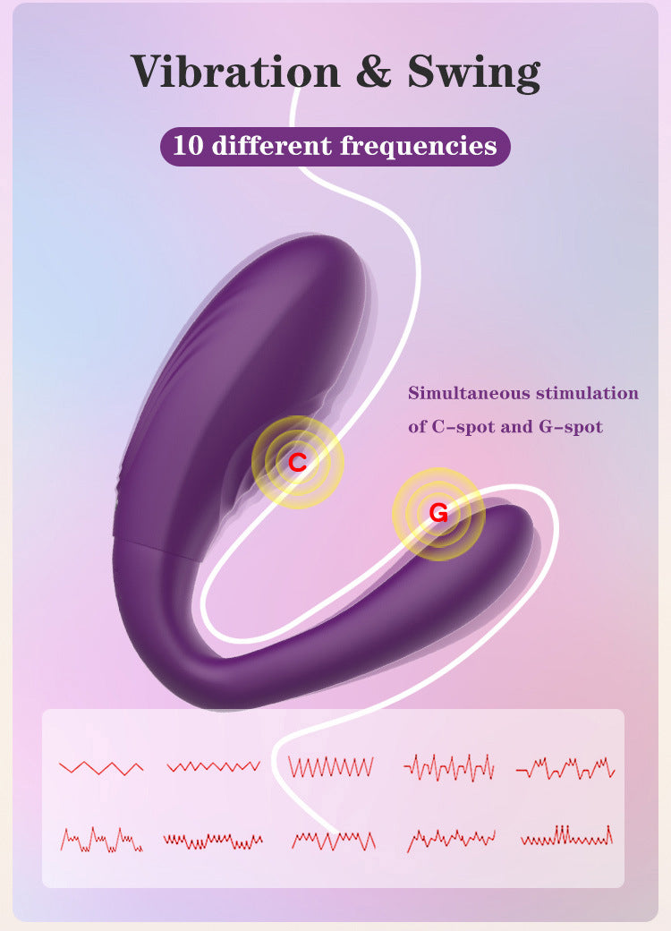 Cavocslin Dual Vibration Remote-Controlled Egg Vibrator