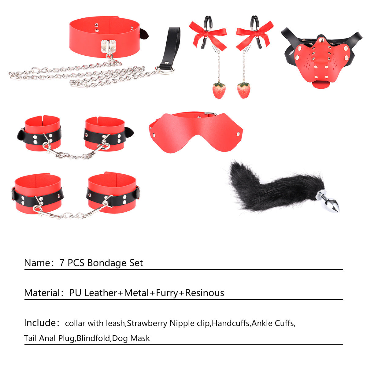 Cavocslin BDSM Toy Set (9 Pieces)