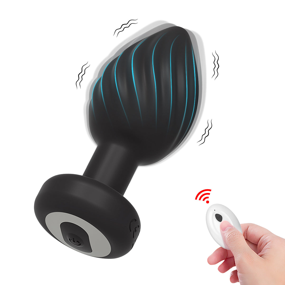 Cavocslin Silicone Vibrating Anal Plug