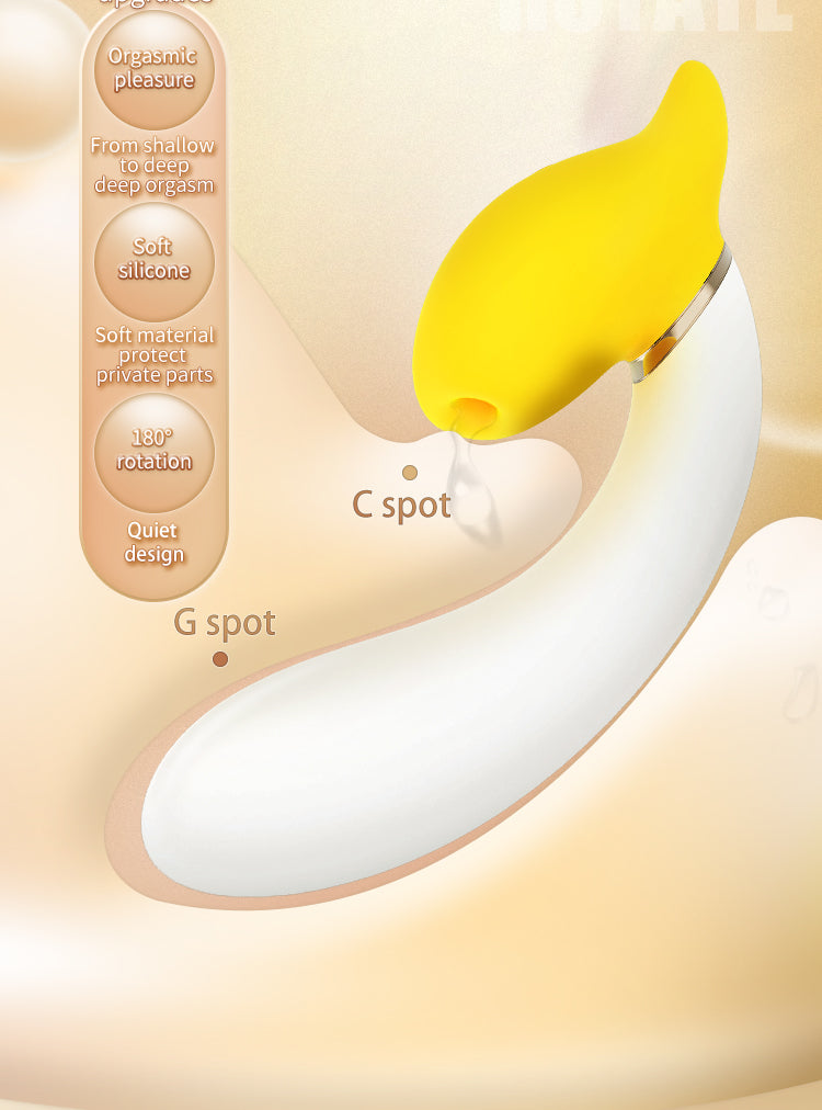 Cavocslin Rotating Banana Vibrator