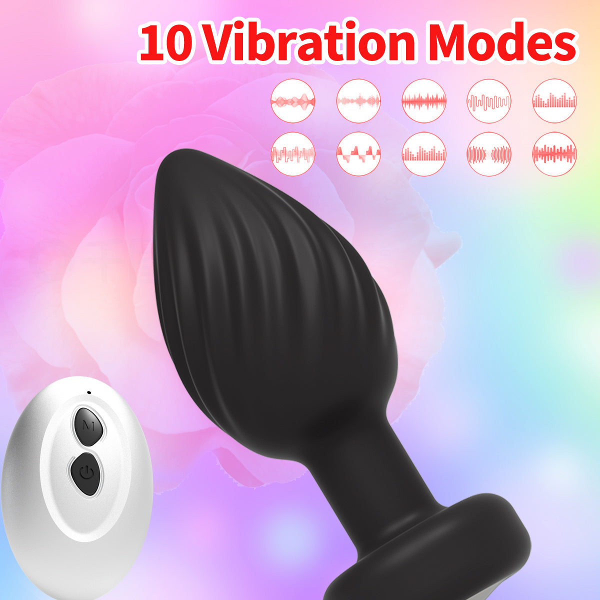 Cavocslin Silicone Vibrating Anal Plug