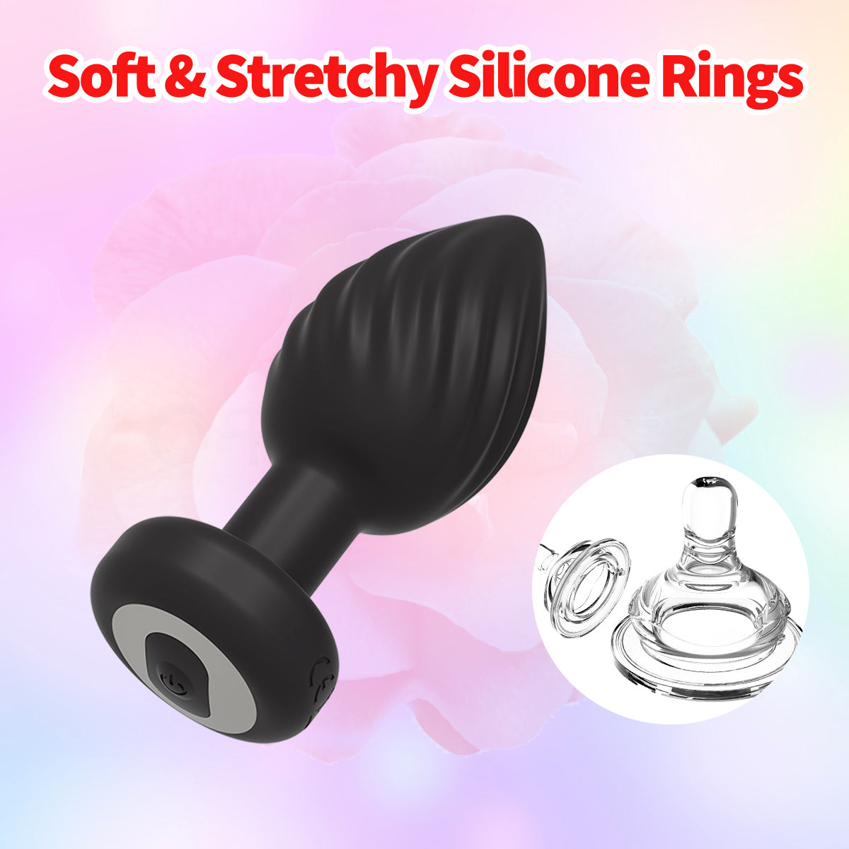 Cavocslin Silicone Vibrating Anal Plug