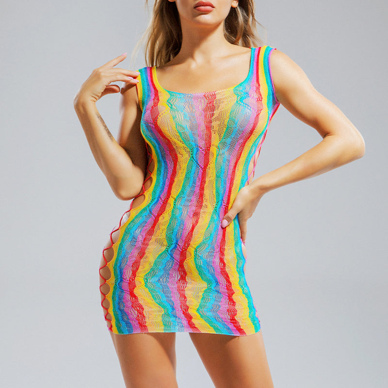 Cavocslin Sexy lingerie Rainbow