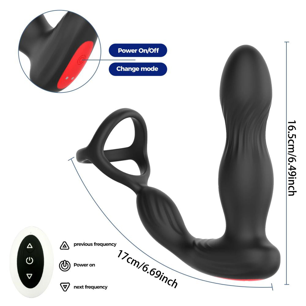 Cavocslin Stretchable Vibrating Cock Ring