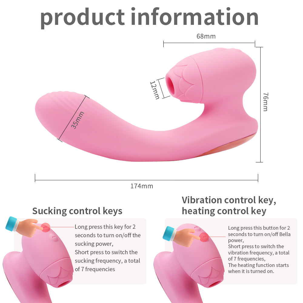 Cavocslin Bella Suction Vibrating Wand